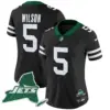 Womens New York Jets Home Patch Vapor Legacy Limited Jersey Garrett Wilson Jersey Black