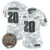 Womens Philadelphia Eagles 2024 Salute To Service Establishment Year Patch Vapor Limited Jersey Brian Dawkins Jersey Navy