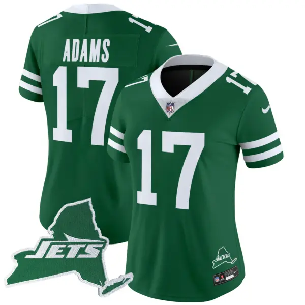 Womens New York Jets Home Patch Vapor Legacy Limited Jersey Davante Adams Jersey Green