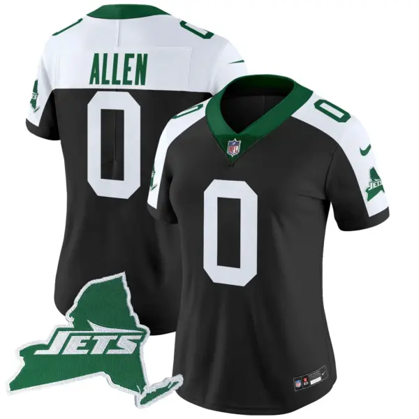 Womens New York Jets Home Patch Vapor Legacy Limited Jersey Braelon Allen Jersey Black Alternate