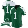 Womens New York Jets Home Patch Vapor Legacy Limited Jersey Ahmad Sauce Jersey Green Alternate