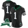 Womens New York Jets Home Patch Vapor Legacy Limited Jersey Ahmad Sauce Jersey Black