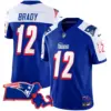 Womens New England Patriots Massachusetts Patch Vapor Jersey Tom Brady Jersey 1996 Alternate