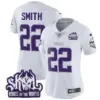 Womens Minnesota Vikings King Of The North Patch Throwback Vapor Limited Jersey Harrison Smith Jersey Winter Warrior