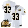Womens Minnesota Vikings 2024 Winter Warrior Skol Patch Gold Vapor Limited Jersey Aaron Jones Jersey White Gold