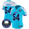 Womens Miami Dolphins Miami Vice Vapor Limited Jersey V3 Zach Thomas Jersey Aqua Alternate