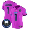 Womens Miami Dolphins Miami Vice Vapor Limited Jersey V3 Tua Tagovailoa Jersey Pink
