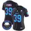 Womens Miami Dolphins Miami Vice Vapor Limited Jersey V3 Larry Csonka Jersey Black