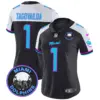 Womens Miami Dolphins Miami Vice Vapor Limited Jersey V3 Tua Tagovailoa Jersey Black Alternate