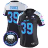 Womens Miami Dolphins Miami Vice Vapor Limited Jersey V3 Larry Csonka Jersey Black Alternate