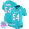 Womens Miami Dolphins Miami Vice Vapor Limited Jersey V2 Zach Thomas Jersey Aqua