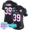 Womens Miami Dolphins Miami Vice Vapor Limited Jersey V2 Larry Csonka Jersey Black