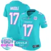 Womens Miami Dolphins Miami Vice Vapor Limited Jersey V2 Jaylen Waddle Jersey Aqua
