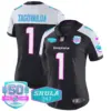 Womens Miami Dolphins Miami Vice Vapor Limited Jersey V2 Tua Tagovailoa Jersey Black Alternate
