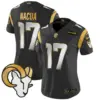 Womens Los Angeles Rams 2024 Gold Vapor Limited Jersey Puka Nacua Jersey Black Limited