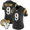 Womens Los Angeles Rams 2024 Gold Vapor Limited Jersey Matthew Stafford Jersey Black Limited