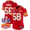 Womens Kansas City Chiefs Special Vapor Limited Jersey Derrick Thomas Jersey Red