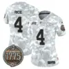Womens Kansas City Chiefs 2024 Salute To Service Establishment Year Patch Vapor Limited Jersey Rashee Rice Jersey Marines