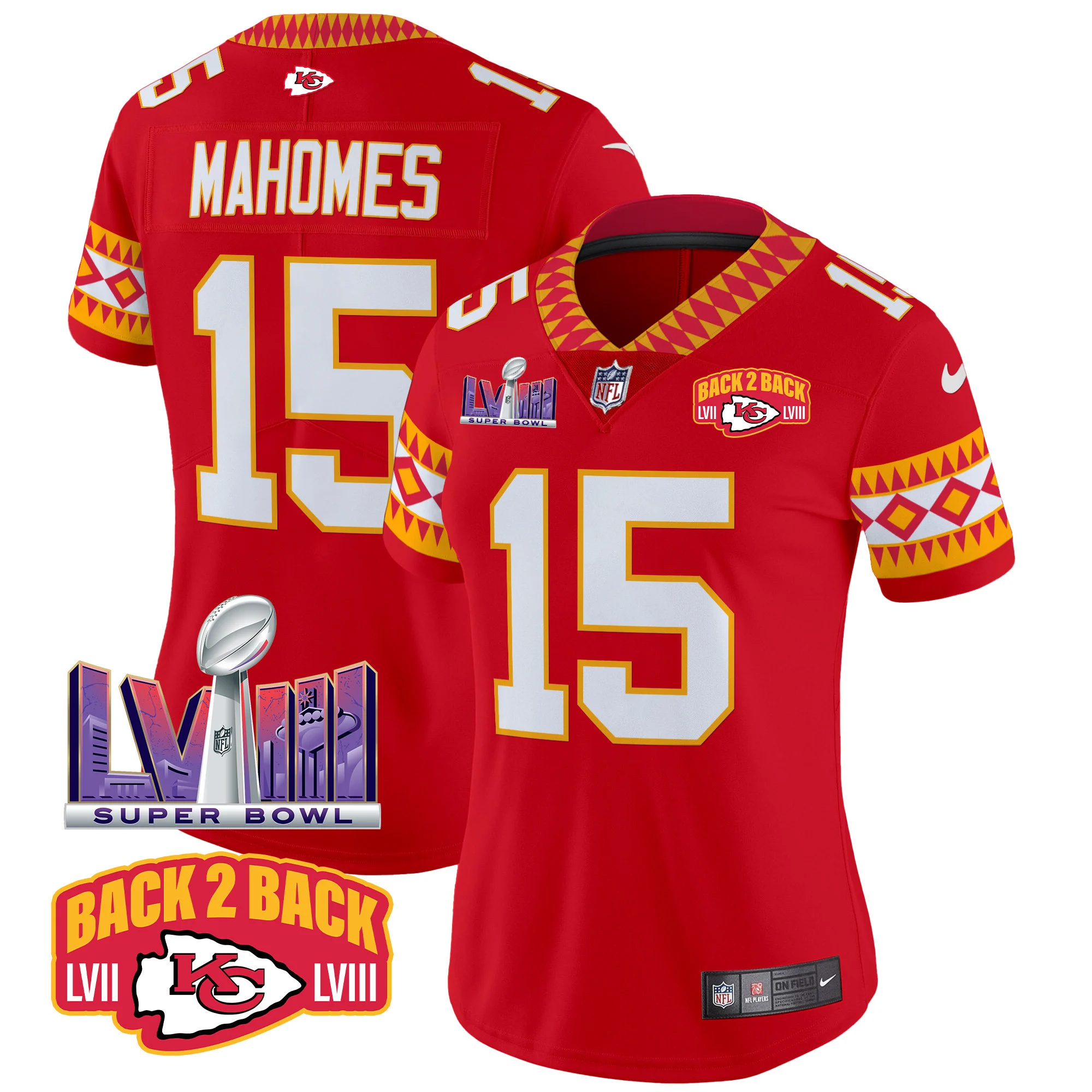 Womens Kansas City Chiefs Special Vapor Limited Jersey Patrick Mahomes Jersey Red