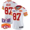 Womens Kansas City Chiefs Special Vapor Limited Jersey Travis Kelce Jersey White