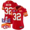 Womens Kansas City Chiefs Special Vapor Limited Jersey Nick Bolton Jersey Red