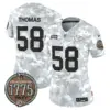 Womens Kansas City Chiefs 2024 Salute To Service Establishment Year Patch Vapor Limited Jersey Derrick Thomas Jersey Navy