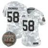 Womens Kansas City Chiefs 2024 Salute To Service Establishment Year Patch Vapor Limited Jersey Derrick Thomas Jersey Marines