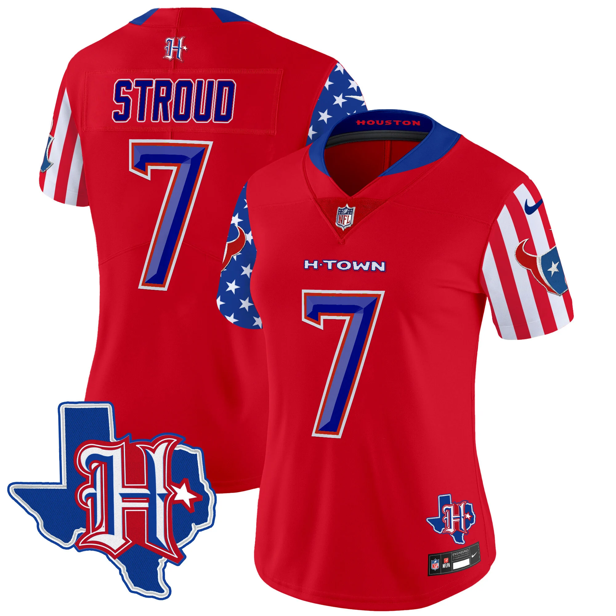 Womens Houston Texans American Style Vapor Limited Jersey CJ Stroud Jersey Red
