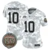 Womens Kansas City Chiefs 2024 Salute To Service Establishment Year Patch Vapor Limited Jersey Isiah Pacheco Jersey Air Force