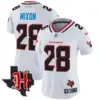 Womens Houston Texans 2024 Texas Patch Vapor Limited Jersey V5 Joe Mixon Jersey White