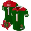 Womens Houston Texans 2024 Christmas Vapor Limited Jersey Stefon Diggs Jersey Green
