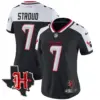 Womens Houston Texans 2024 Texas Patch Vapor Limited Jersey V5 CJ Stroud Jersey Navy Alternate