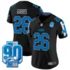 Womens Detroit Lions 90Th Year Patch Vapor Limited Jersey Jahmyr Gibbs Jersey Black
