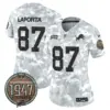 Womens Detroit Lions 2024 Salute To Service Establishment Year Patch Vapor Limited Jersey Sam Laporta Jersey Air Force