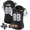 Womens Dallas Cowboys 2023 NFC East Champions Patch Vapor Jersey Ceedee Lamb Jersey Alternate Navy