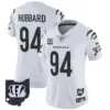 Womens Cincinnati Bengals 2024 Vapor Limited Jersey Sam Hubbard Jersey White Limited