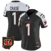 Womens Cincinnati Bengals 2024 Vapor Limited Jersey Ja’marr Chase Jersey Alternate