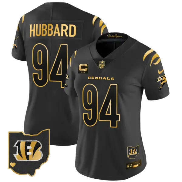 Womens Cincinnati Bengals 2024 Gold Vapor Limited Jersey Sam Hubbard Jersey Alternate