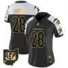 Womens Cincinnati Bengals 2024 Gold Vapor Limited Jersey Joe Mixon Jersey Alternate