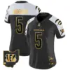 Womens Cincinnati Bengals 2024 Gold Vapor Limited Jersey Tee Higgins Jersey Alternate