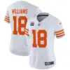 Womens Chicago Bears Throwback Vapor Limited Jersey Caleb Williams Jersey White