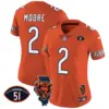 Womens Chicago Bears Illinois Patch Vapor Jersey DJ Moore Jersey Orange