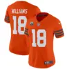 Womens Chicago Bears Throwback Vapor Limited Jersey Caleb Williams Jersey Orange