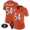 Womens Chicago Bears Illinois Patch Vapor Jersey Brian Urlacher Jersey Orange