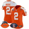 Womens Chicago Bears Dick Butkus Patch Throwback Vapor Limited Jersey DJ Moore Jersey Orange Alternate