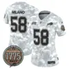 Womens Buffalo Bills 2024 Salute To Service Establishment Year Patch Vapor Limited Jersey Matt Milano Jersey Navy