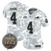 Womens Buffalo Bills 2024 Salute To Service Establishment Year Patch Vapor Limited Jersey James Cook Jersey Marines