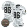 Womens Buffalo Bills 2024 Salute To Service Establishment Year Patch Vapor Limited Jersey Dalton Kincaid Jersey Air Force