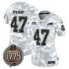 Womens Buffalo Bills 2024 Salute To Service Establishment Year Patch Vapor Limited Jersey Donald Trump Jersey Army