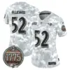 Womens Baltimore Ravens 2024 Salute To Service Establishment Year Patch Vapor Limited Jersey Ray Lewis Jersey Marines